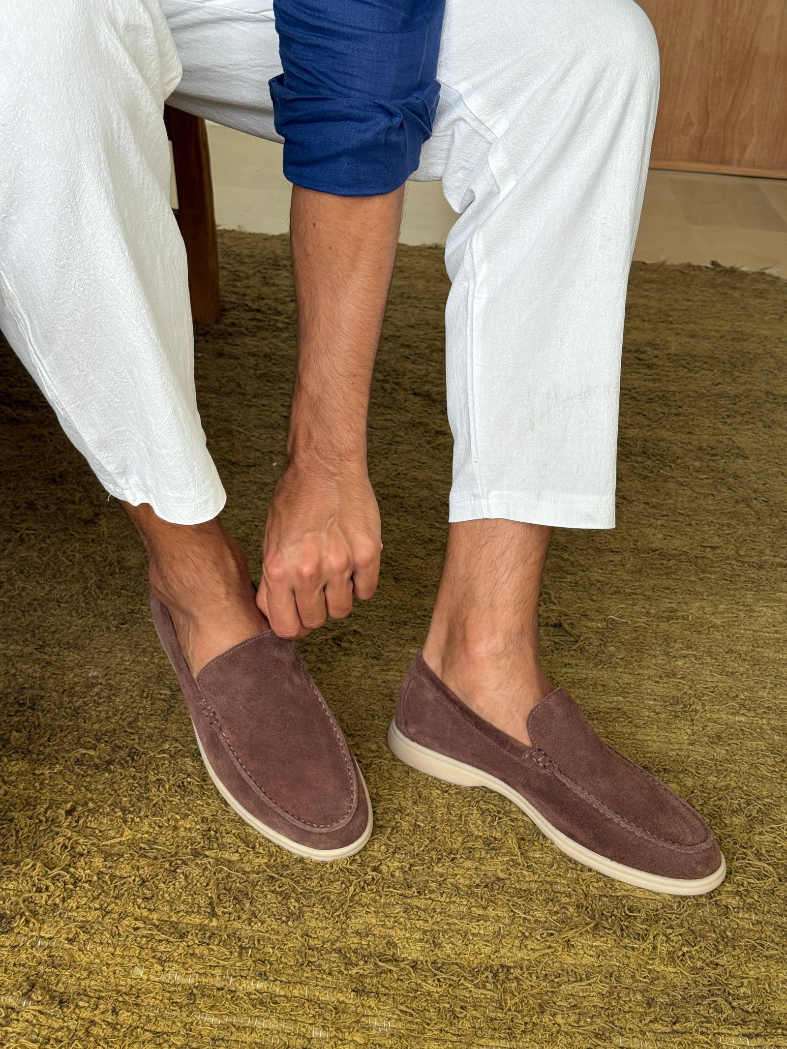 MONACO Old Money Suede Loafers - Image 5
