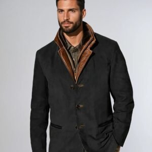 Vintage Leather Collar Jacket | 25K