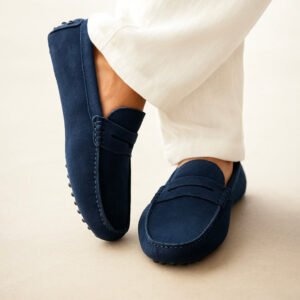 Alternative view of Suede Boat Loafers