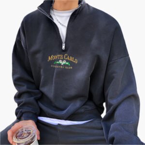 Alternative view of MONTE CARLO Vintage Quarter Zip