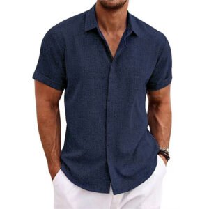Alternative view of MIAMI Short Sleeve Linen Shirt