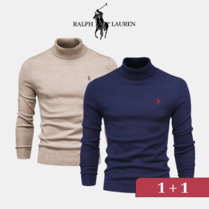 Alternative view of R&L 1+1 Turtleneck Sweater (CLEARANCE)
