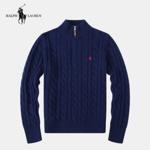 Alternative view of RL Cashmere Cable Sweater (CLEARANCE)